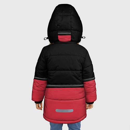 Зимняя куртка для девочки Binoculars / 3D-Черный – фото 4