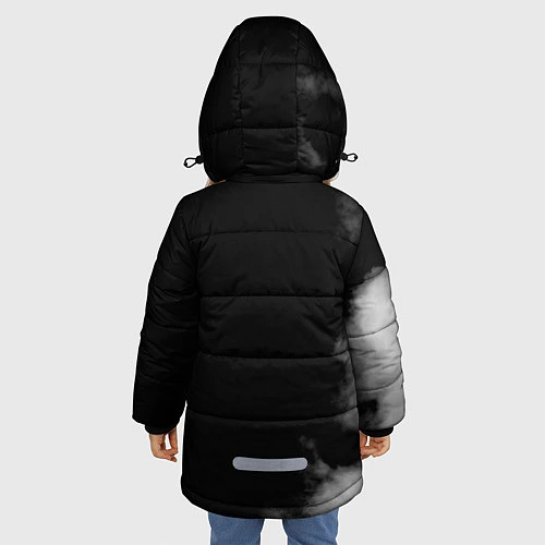 Зимняя куртка для девочки Ateez / 3D-Черный – фото 4