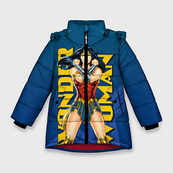 Куртка зимняя для девочки Wonder Woman, цвет: 3D-красный