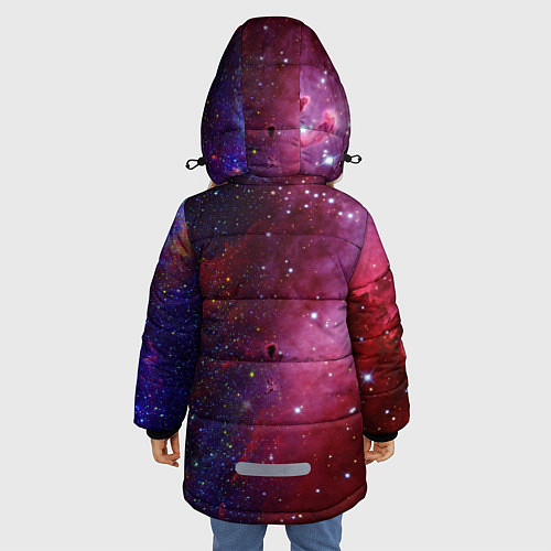 Зимняя куртка для девочки Doctor Who / 3D-Черный – фото 4