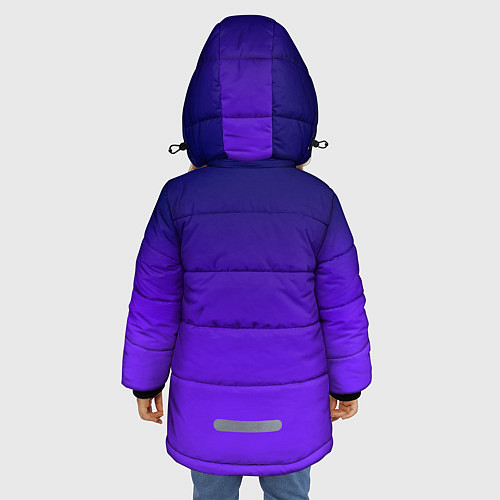 Зимняя куртка для девочки Brawl Stars Leon / 3D-Черный – фото 4
