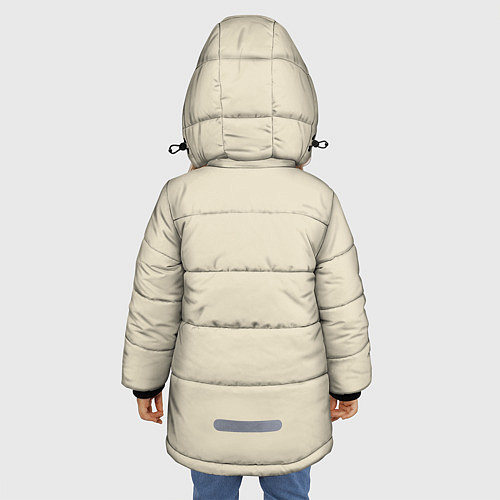 Зимняя куртка для девочки Приключения ДжоДжо / 3D-Черный – фото 4
