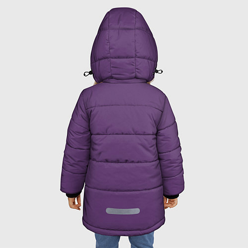 Зимняя куртка для девочки JoJo Bizarre Adventure / 3D-Черный – фото 4