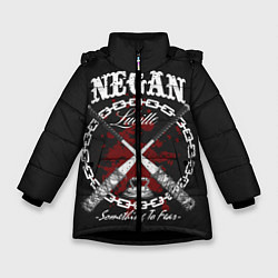 Куртка зимняя для девочки The Walking Dead Negan, цвет: 3D-черный
