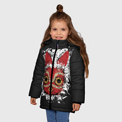 Куртка зимняя для девочки Princess Mononoke, цвет: 3D-черный — фото 2