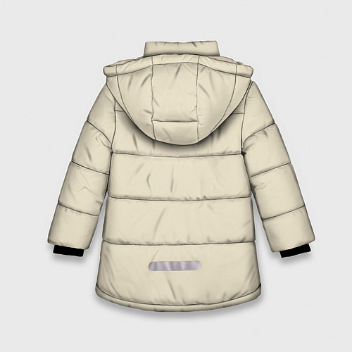 Зимняя куртка для девочки Принцесса Мононоке / 3D-Светло-серый – фото 2