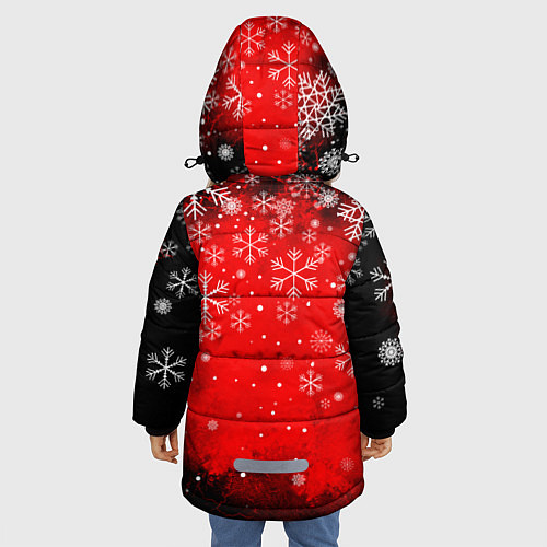 Зимняя куртка для девочки PUBG / 3D-Черный – фото 4