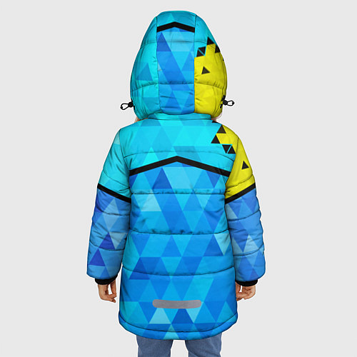 Зимняя куртка для девочки DETROIT: BECOME HUMAN / 3D-Черный – фото 4