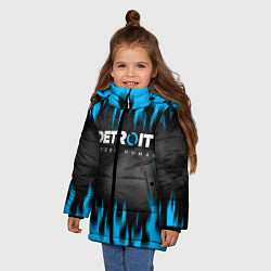Куртка зимняя для девочки DETROIT: BECOME HUMAN, цвет: 3D-светло-серый — фото 2