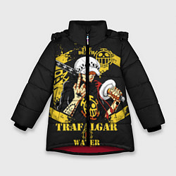 Куртка зимняя для девочки One Piece Trafalgar Water, цвет: 3D-красный