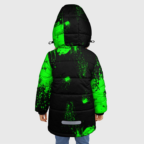 Зимняя куртка для девочки Billie eilish / 3D-Черный – фото 4