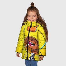 Куртка зимняя для девочки BRAWL STARS SALLY LEON, цвет: 3D-красный — фото 2