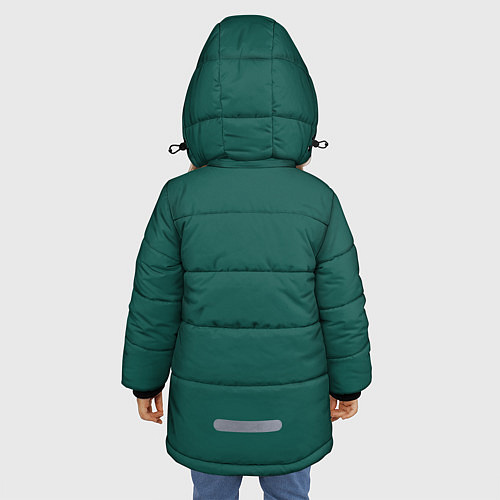 Зимняя куртка для девочки Totoro / 3D-Черный – фото 4