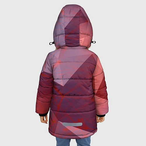 Зимняя куртка для девочки Ливерпуль / 3D-Черный – фото 4