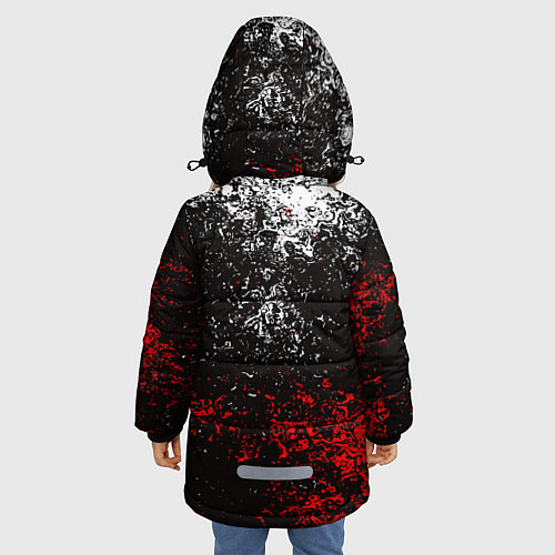 Зимняя куртка для девочки АРИЯ / 3D-Черный – фото 4