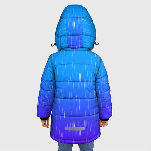 Зимняя куртка для девочки Мой сосед Тоторо / 3D-Черный – фото 4