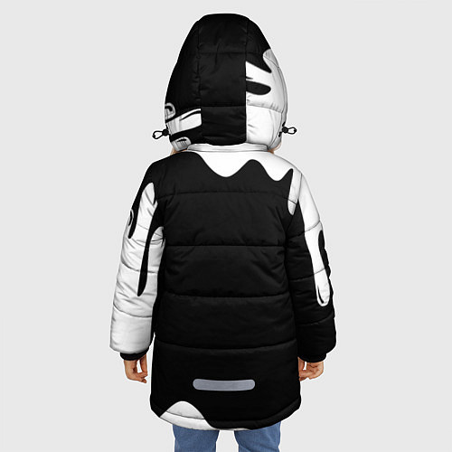 Зимняя куртка для девочки BRAWL STARS BIBI / 3D-Черный – фото 4
