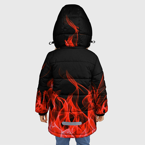 Зимняя куртка для девочки BRAWL STARS MAX / 3D-Черный – фото 4