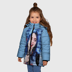 Куртка зимняя для девочки BILLIE EILISH, цвет: 3D-черный — фото 2