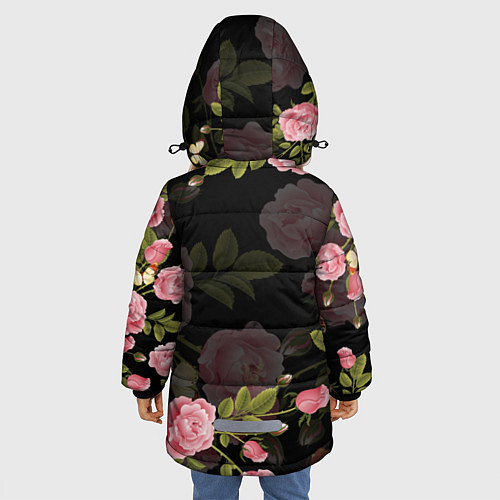 Зимняя куртка для девочки My Chemical Romance / 3D-Черный – фото 4
