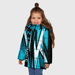 Куртка зимняя для девочки Standoff 2, цвет: 3D-светло-серый — фото 2