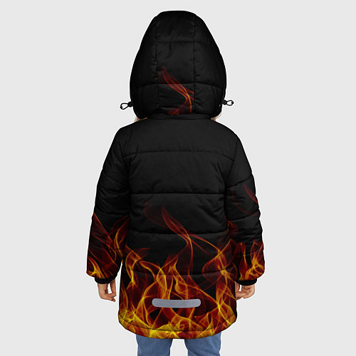 Зимняя куртка для девочки BRAWL STARS / 3D-Черный – фото 4