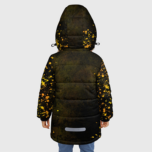 Зимняя куртка для девочки PUBG / 3D-Черный – фото 4