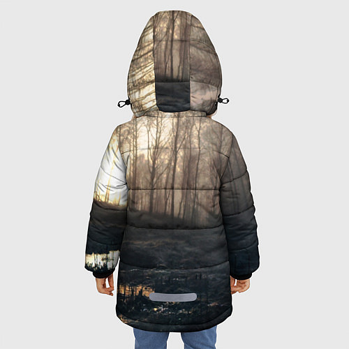Зимняя куртка для девочки STALKER 2 / 3D-Черный – фото 4