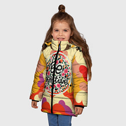 Куртка зимняя для девочки На позитиве, цвет: 3D-черный — фото 2