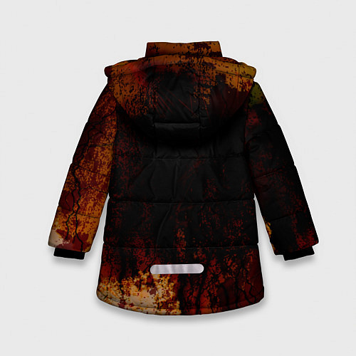 Зимняя куртка для девочки Ведьмаку заплатите / 3D-Светло-серый – фото 2