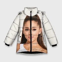 Куртка зимняя для девочки Ariana Grande Ариана Гранде, цвет: 3D-черный