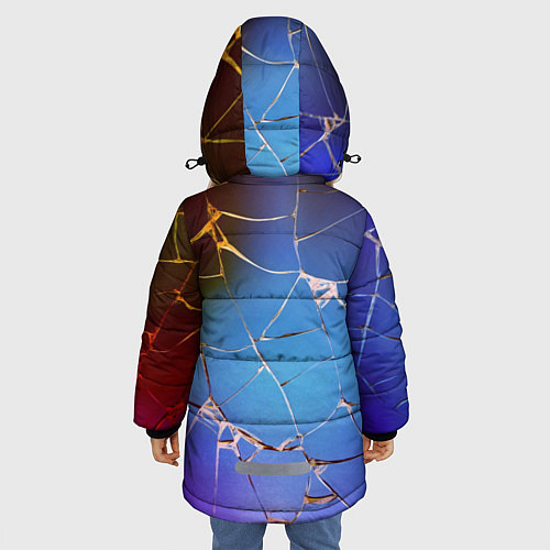 Зимняя куртка для девочки Brawl Stars - Nita / 3D-Черный – фото 4