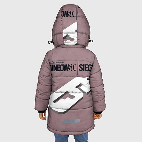 Зимняя куртка для девочки Smoke R6s / 3D-Черный – фото 4