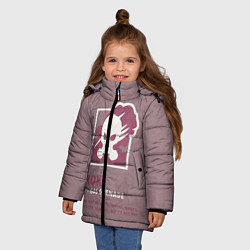 Куртка зимняя для девочки Smoke R6s, цвет: 3D-черный — фото 2