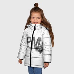 Куртка зимняя для девочки Payton Moormeier, цвет: 3D-черный — фото 2