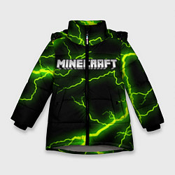 Куртка зимняя для девочки MINECRAFT STORM, цвет: 3D-светло-серый