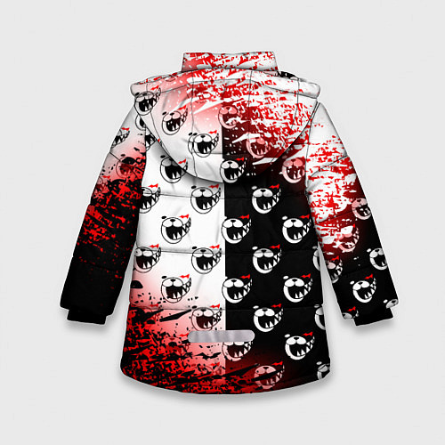 Зимняя куртка для девочки MONOKUMA / 3D-Светло-серый – фото 2