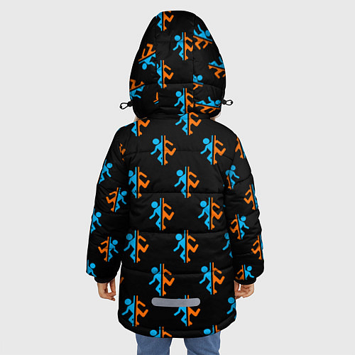 Зимняя куртка для девочки PORTAL / 3D-Черный – фото 4