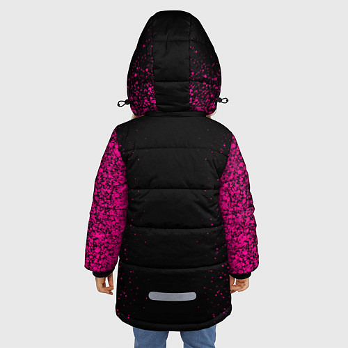 Зимняя куртка для девочки UNDERTALE FRISK / 3D-Черный – фото 4