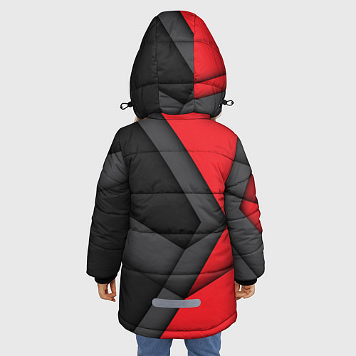 Зимняя куртка для девочки Rainbow Six Siege / 3D-Черный – фото 4