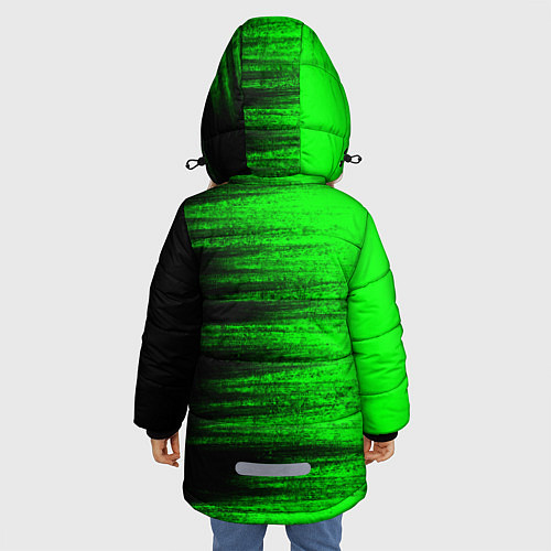 Зимняя куртка для девочки BILLIE EILISH / 3D-Черный – фото 4