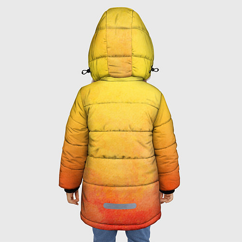 Зимняя куртка для девочки Be your own Superhero / 3D-Черный – фото 4