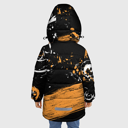 Зимняя куртка для девочки BLIND FURY / 3D-Черный – фото 4