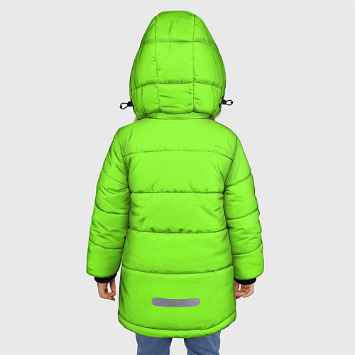 Зимняя куртка для девочки Billie Eilish / 3D-Черный – фото 4