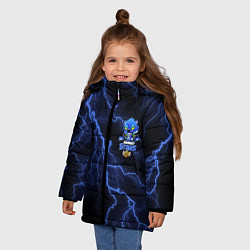 Куртка зимняя для девочки Brawl Stars LEON, цвет: 3D-черный — фото 2
