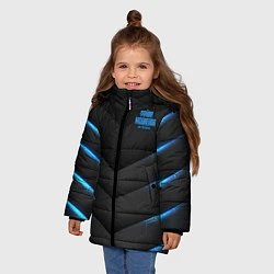 Куртка зимняя для девочки Conor McGregor, цвет: 3D-черный — фото 2