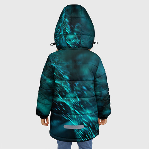 Зимняя куртка для девочки ASSASSINS CREED / 3D-Черный – фото 4