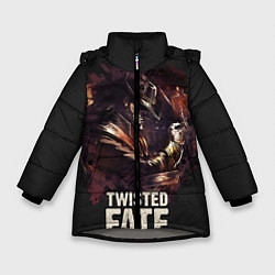 Куртка зимняя для девочки Twisted Fate, цвет: 3D-светло-серый