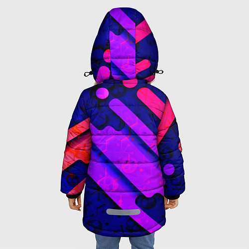 Зимняя куртка для девочки C-OPS / 3D-Черный – фото 4