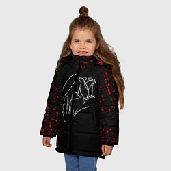 Куртка зимняя для девочки Payton Moormeier: Black Style, цвет: 3D-черный — фото 2